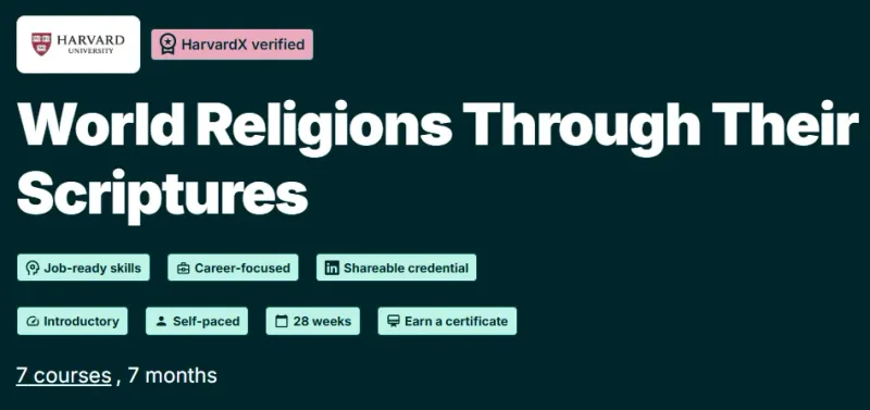 World Religions Through Their Scriptures course